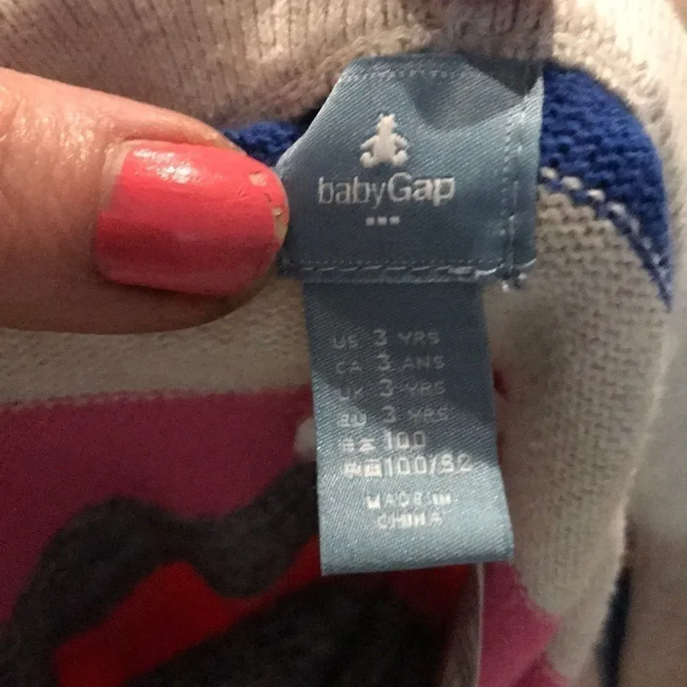 BabyGap Multicolor Striped Leggings Three Toddler